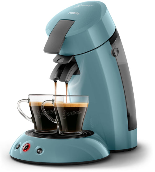 Machine à Café à Dosettes – Autonome, 0,7 L, 1450 W, Capsules, Bleu, HD6553/21